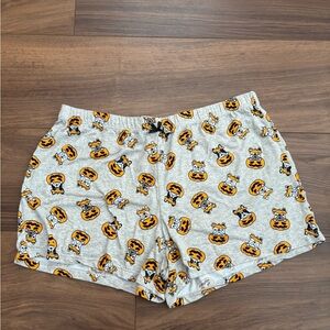 Halloween Themed Gray Shorts